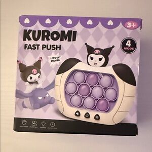 Fast Push Toy - Purple and Black